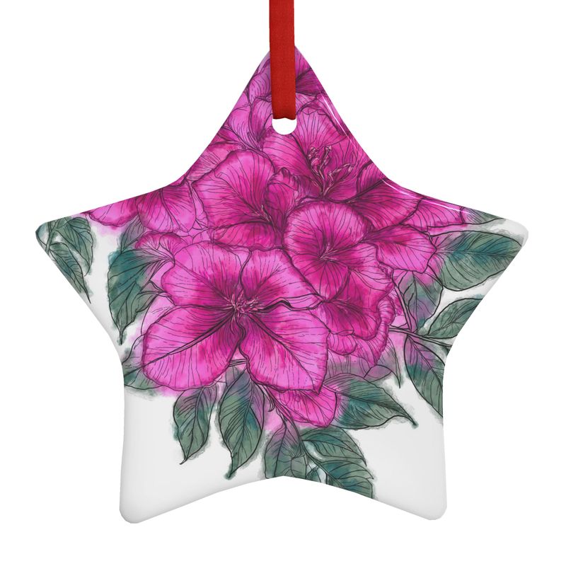 BOUGAINVILLEA Christmas Ornament